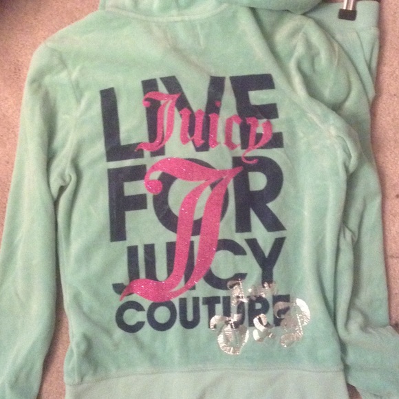 Juicy Couture mint green sweatsuit
