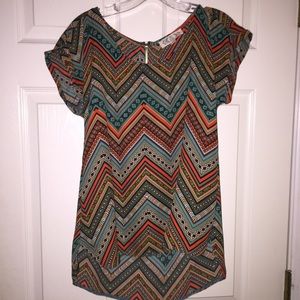 Colorful chevron shirt
