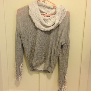 Anthropologie cowl neck pull over by Bordeaux