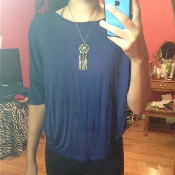 Forever 21 Navy blouse