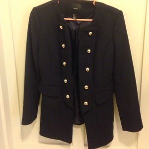 Forever 21 navy military jacket