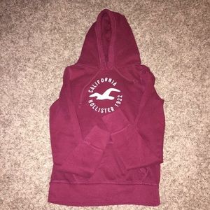 Maroon Hollister Hoodie