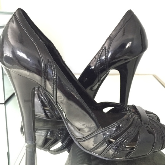 Black 4 inch heel