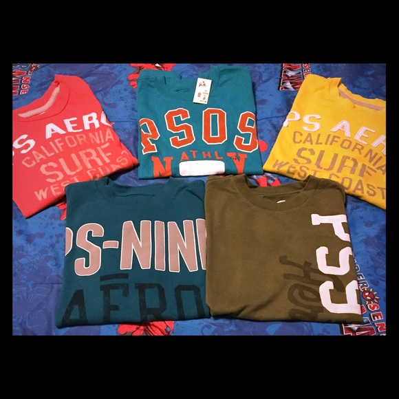 5 Aero shirts