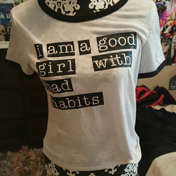 Black and white tee - Picture 1 of 1