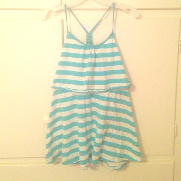 Blue and white GapKids tank top - Picture 1 of 1