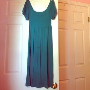 Long Turquoise Dress