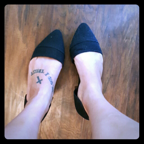 Black flats