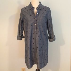 Gap Polka Dot Shirt Dress