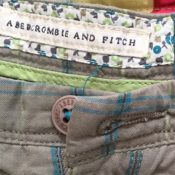Abercrombie and Fitch plaid shorts