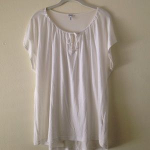 Flowy peasant top