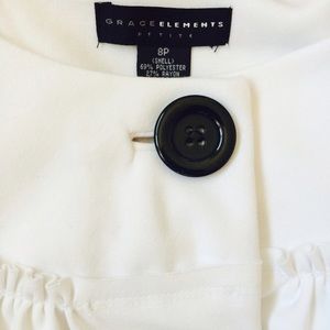 Cute white coat
