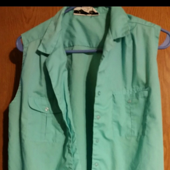 Baby Blue button up shirt - Picture 1 of 3