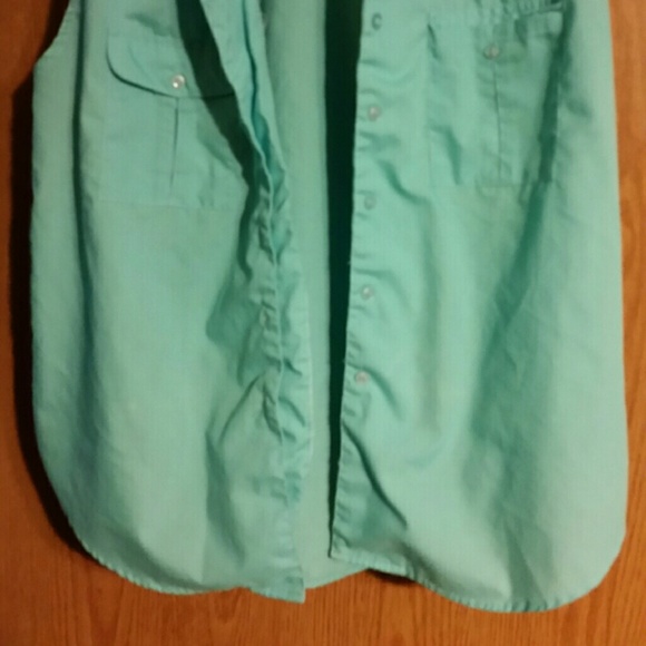 Baby Blue button up shirt - Picture 2 of 3