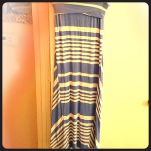 Olive&Oak striped maxi skirt