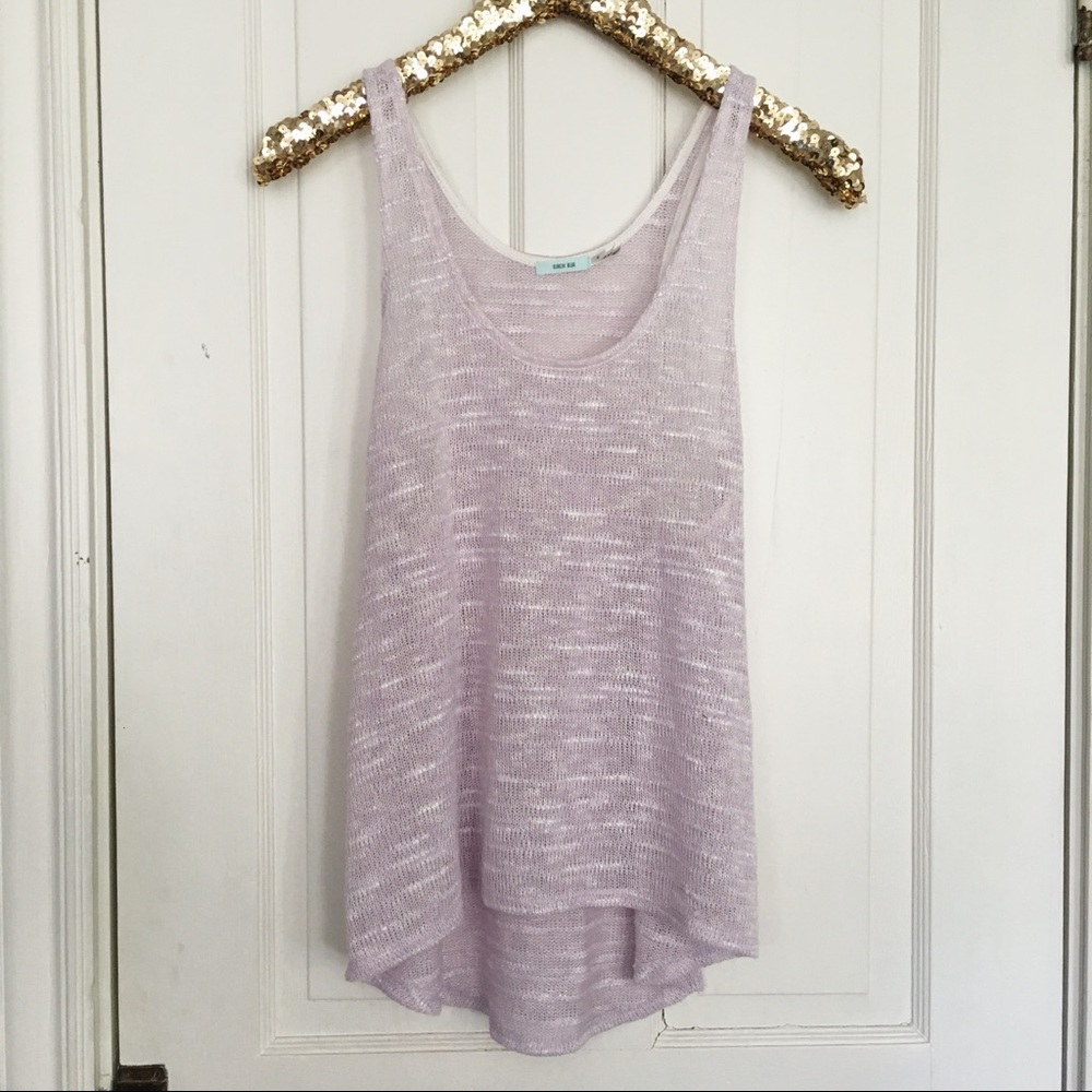 {Urban Outfitters} Textured Lilac Tank
