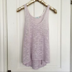 {Urban Outfitters} Textured Lilac Tank
