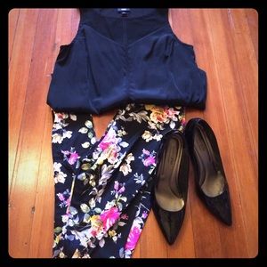 Floral leggings
