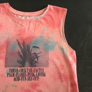 Coral Tie-Dye Tank