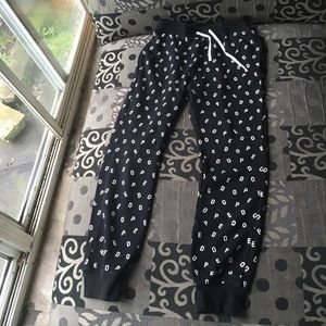 Black joggers