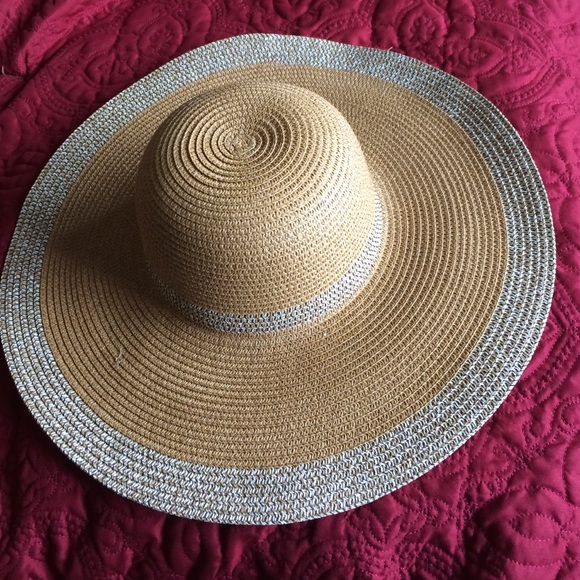 NWT two toned brown sun hat - Picture 4 of 4