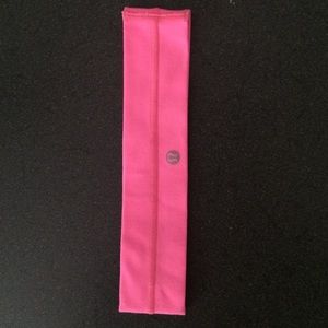 Neon Pink Lulu Lemon Headband