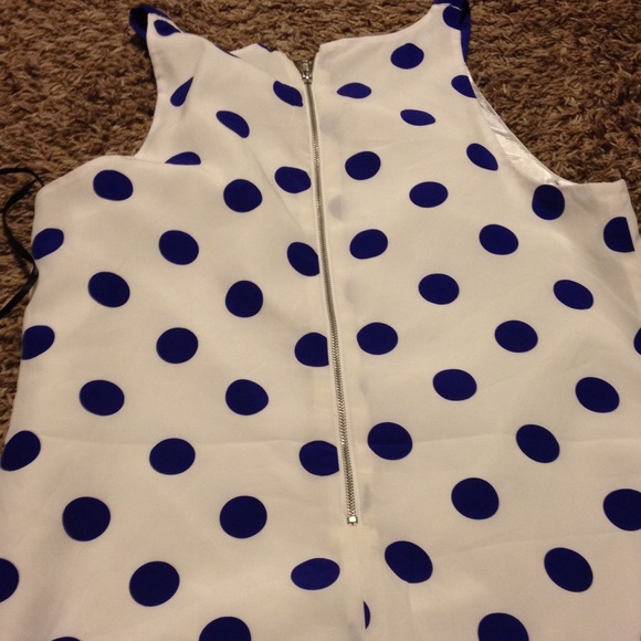 polka dot silky dress - Picture 3 of 3