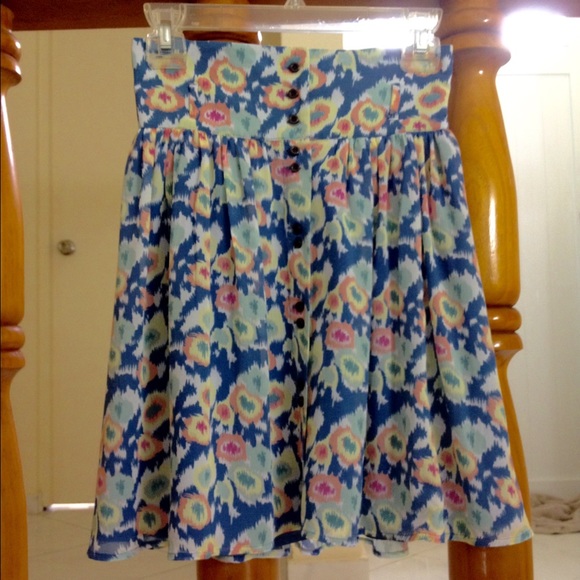 Colorful printed skirt - Picture 2 of 2