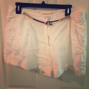 White shorts