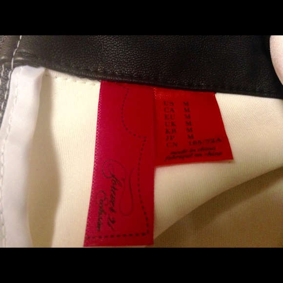 SOLD!!! Forever 21 leather trim and Cream disco - Picture 4 of 4