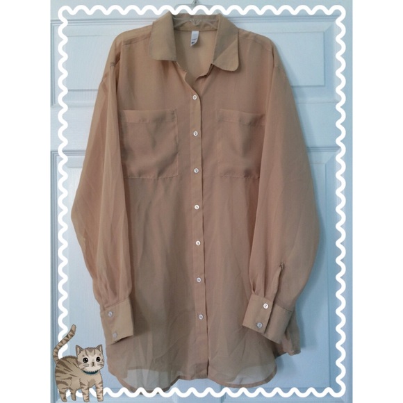 Oversize chiffon blouse ✖️ ON HOLD ✖️