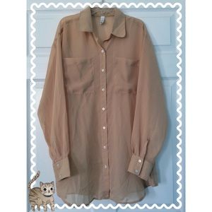 Oversize chiffon blouse ✖️ ON HOLD ✖️