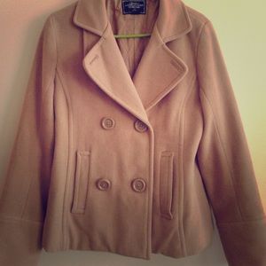 American Eagle Tan Peacoat