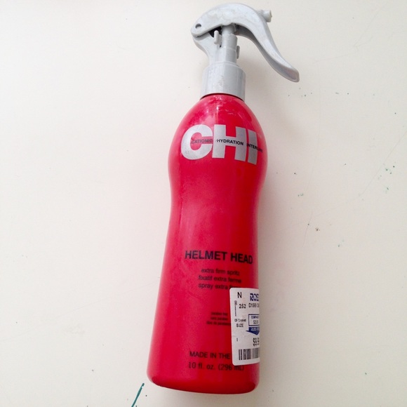 chi helmet head hairspray