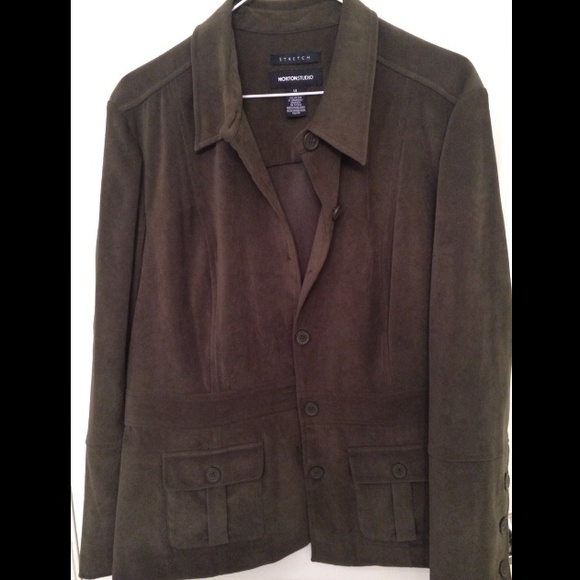 Dark Green Norton Studio Jacket Size 14