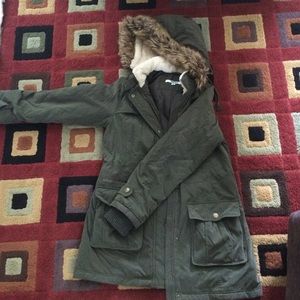 DKNY Army Green Parka