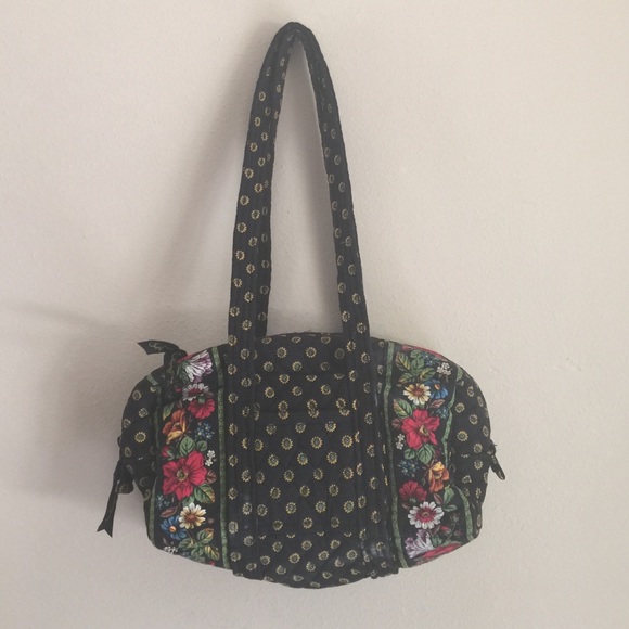 Vera Bradley Floral Sun Flower Shoulder Bag