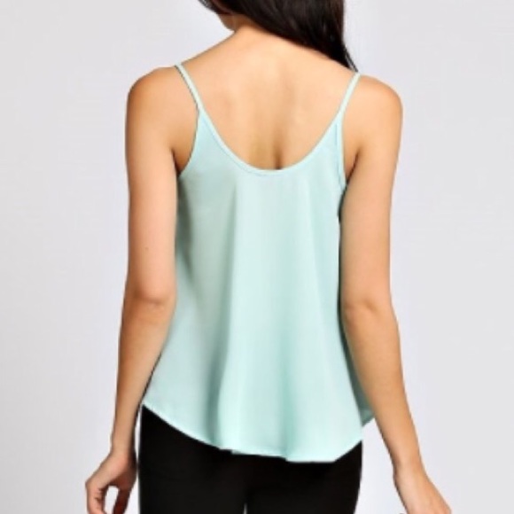 💘Must Go!!💘 1 LEFT!! Mint Scoop Back Cami - Picture 3 of 5