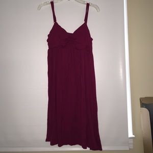 magenta nightgown