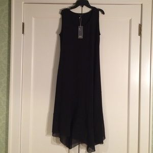 Eileen Fisher Black C/L dress, Sm, NWT REDUCED