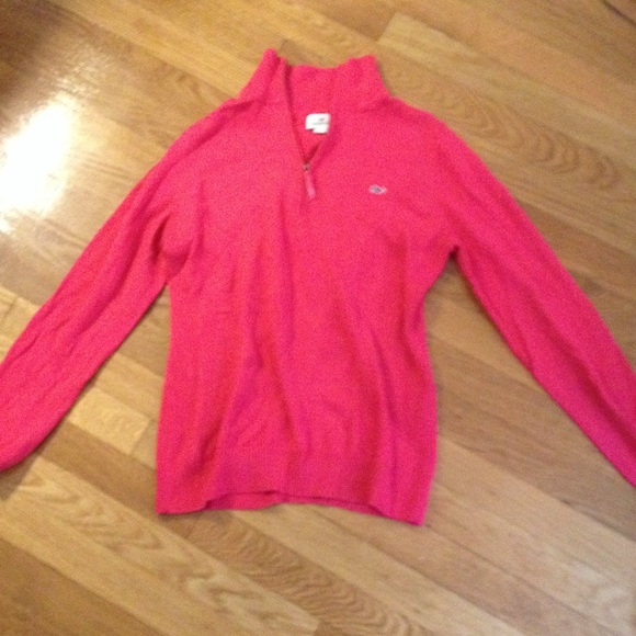 Vineyard Vines bright pink pullover