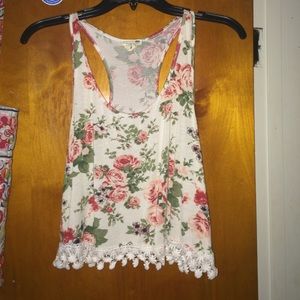 Floral crop top