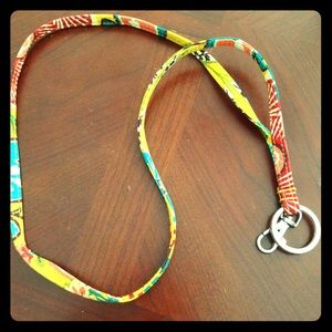 Vera Bradley lanyard in "Provençal"