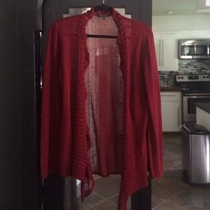 🌟1-Day Sale🌟Rust Open Front Cardi