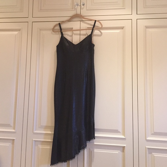 Couture Pamela Dennis leather dress size 6