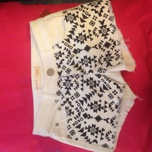 Tribal print shorts