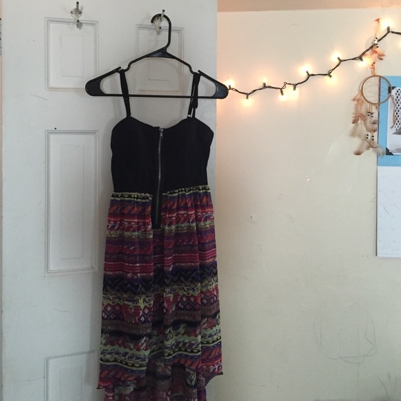 Tribal print summer leveled dress