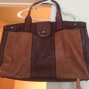 Large fossil shoulder bag