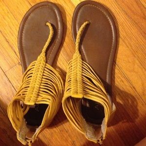 Yellows sandals