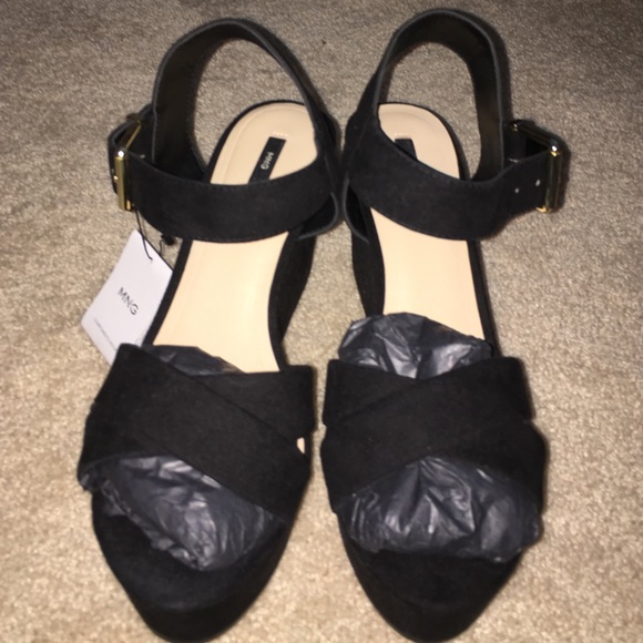 Mango Brand New Black Platforms - Picture 4 of 4